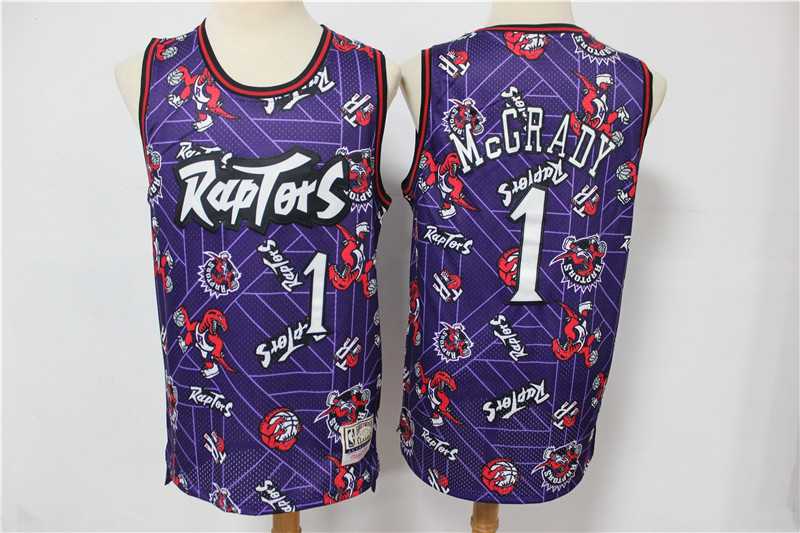 Raptors 1 Tracy McGrady Purple Tear Up Pack Hardwood Classics Swingman Jersey,We sell and wholesale Raptors 1 Tracy McGrady Purple Tear Up Pack Hardwood Classics Swingman Jersey on line form chian!